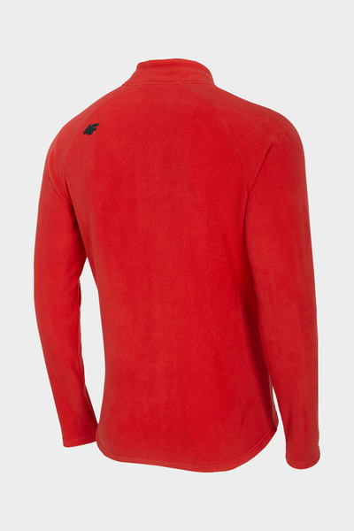 Bluza męska z kapturem rozpinana polarowa 4F H4Z20-BIMP030-62S