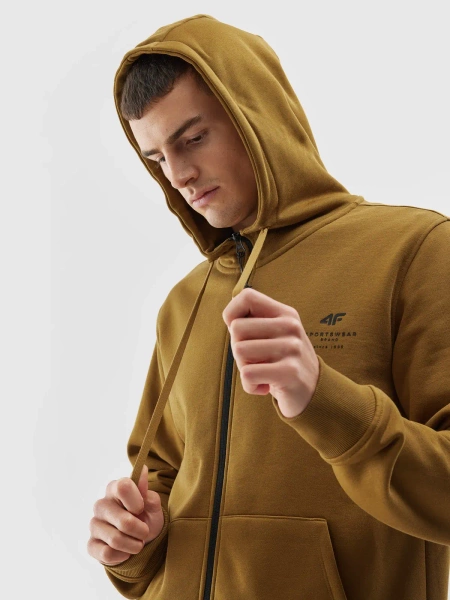 Bluza męska z kapturem rozpinana 4F 4FAW23TSWSM0774-74S 