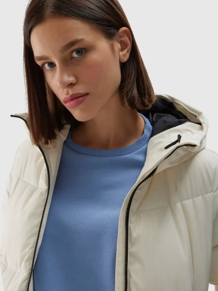 Kurtka damska zimowa puchowa 4F 4FWAW24TDJAF473-11S