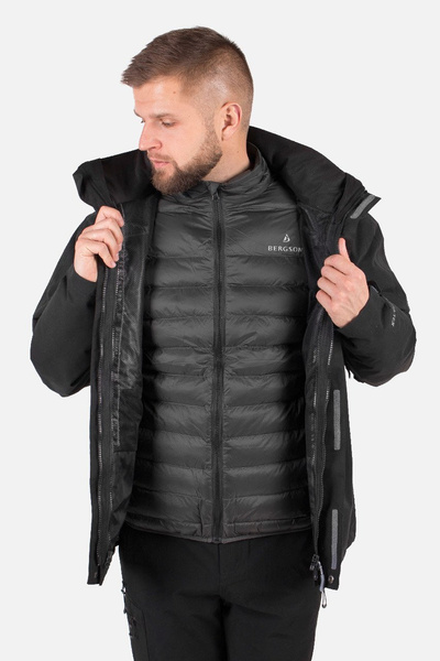 Kurtka męska BERGSON ASPECT STX 3w1 BLACK
