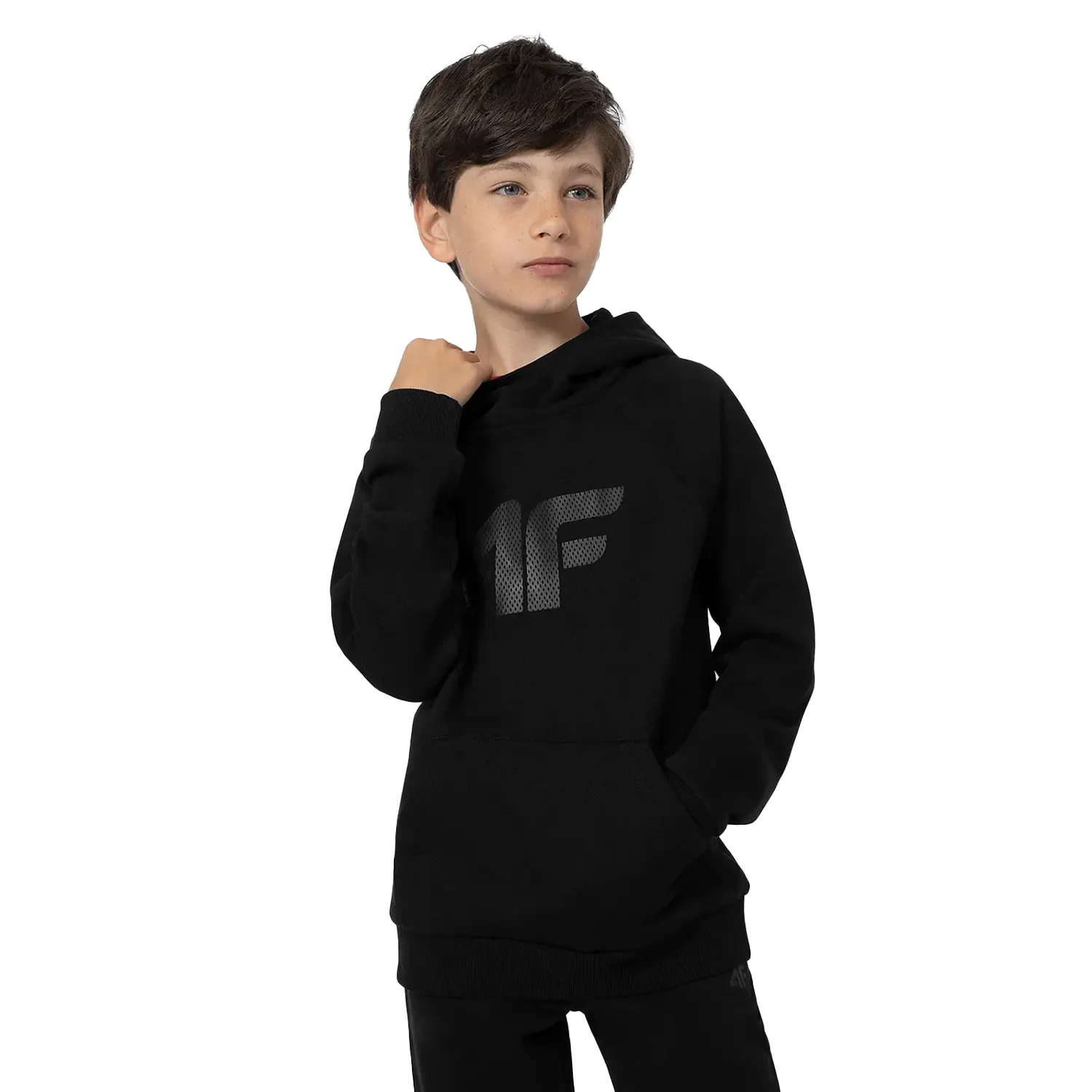 Bluza dziecięca z kapturem 4F 4FJSS23TSWSM220-20S