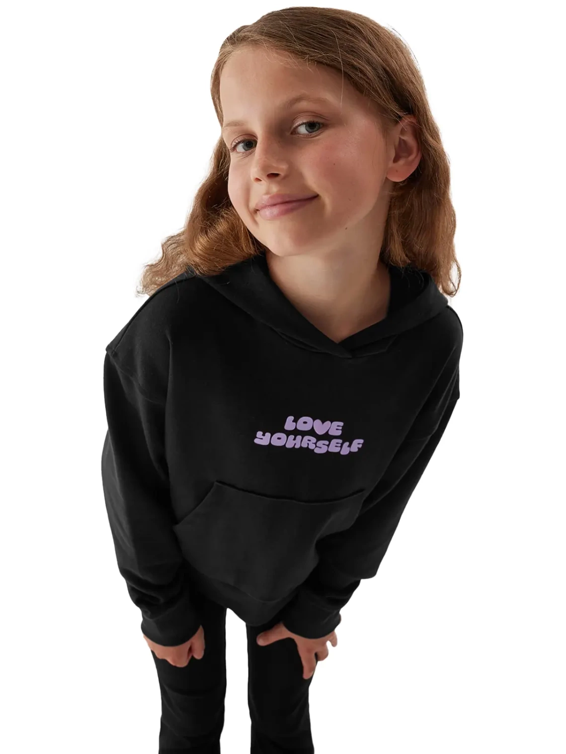 Bluza dziecięca z kapturem  4F 4FJAW23TSWSF645-20S