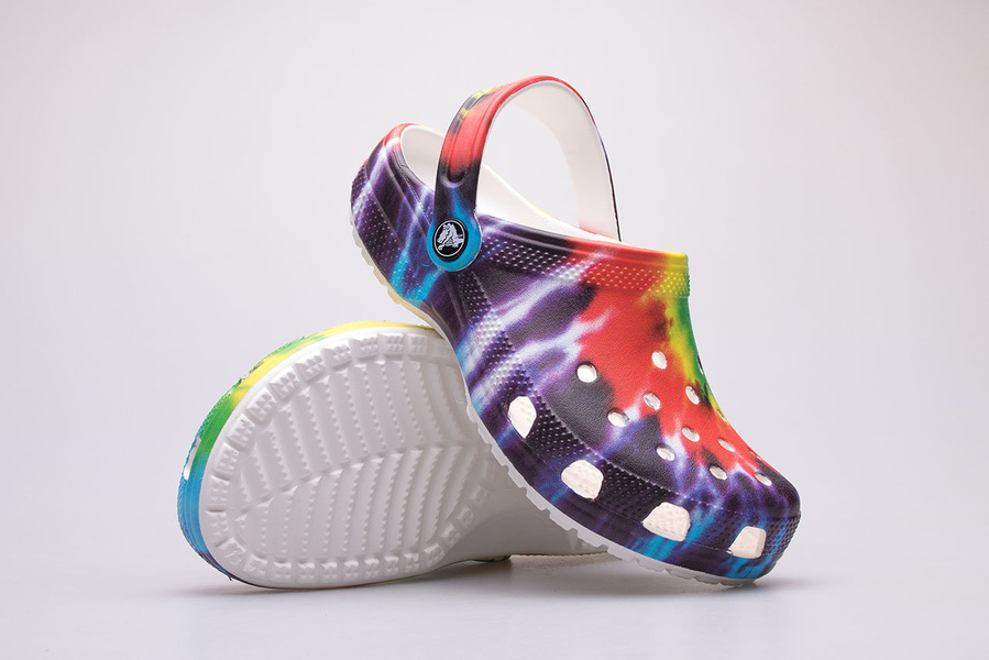 Chodaki Crocs TIE DYE GRAPHIC KIDS 206995-90H