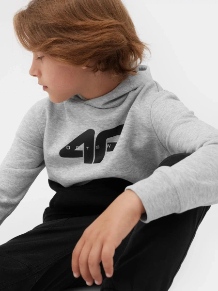 Bluza dziecięca z kapturem 4F 4FJAW23TSWSM628-27M 