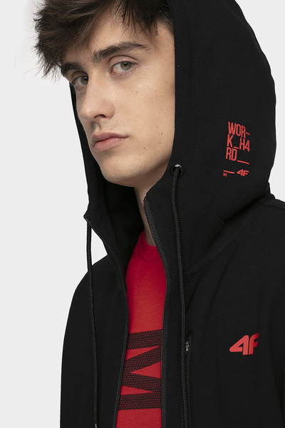 Bluza męska z kapturem rozpinana 4F H4Z19-BLM076-20S