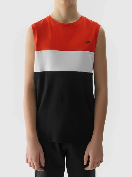 Koszulka dziecięca 4F 4FJWSS24TSLEM038-62S