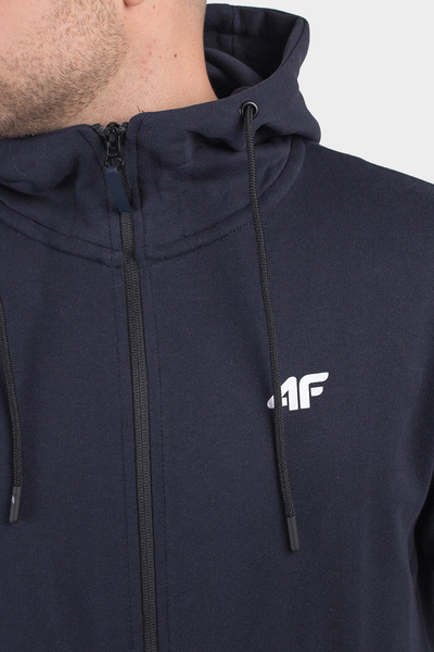 Bluza męska z kapturem rozpinana 4F NOSH4-BLM004-31S