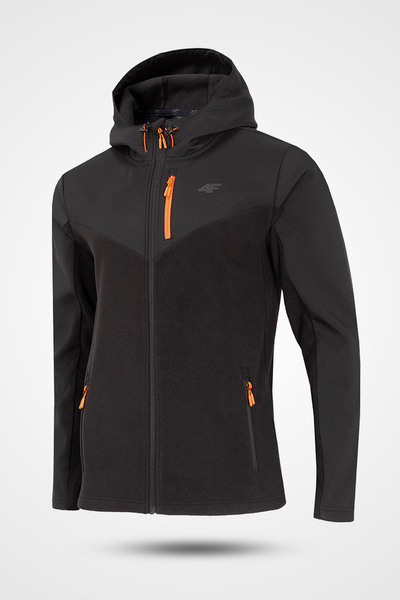 Bluza męska z kapturem rozpinana 4F H4Z19-PLM002-20S