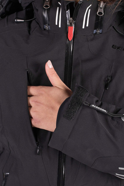 Kurtka damska BERGSON ICEBIRD STX BLACK BRG00038
