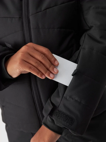 Kurtka dziecięca zimowa puchowa narciarska 4F 4FJAW23TTJAM298-21S