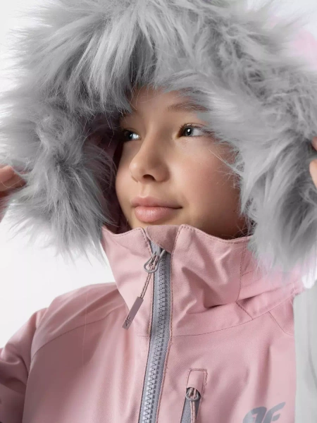 Kurtka dziecięca zimowa narciarska 4F HJZ22-JKUDN003-27S