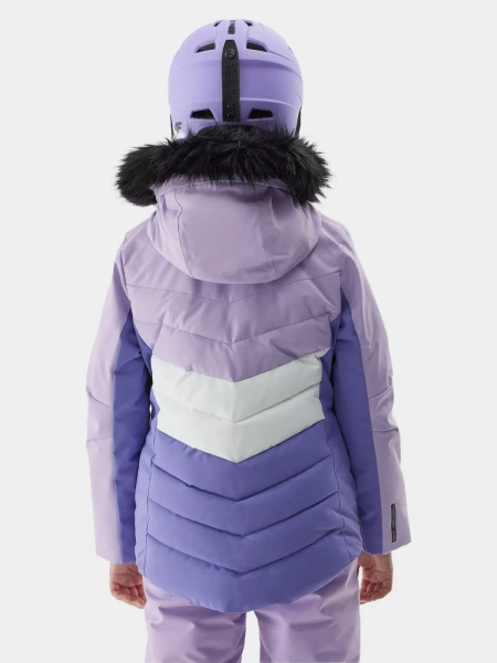 Kurtka dziecięca zimowa puchowa narciarska 4F 4FJAW23TTJAF296-52S 