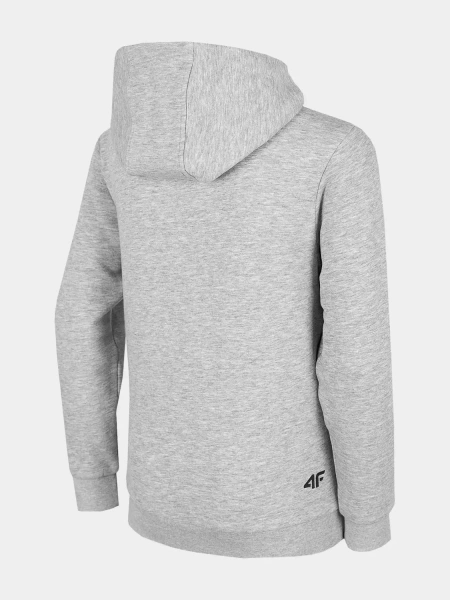 Bluza dziecięca z kapturem rozpinana 4F HJZ22-JBLM001-27M