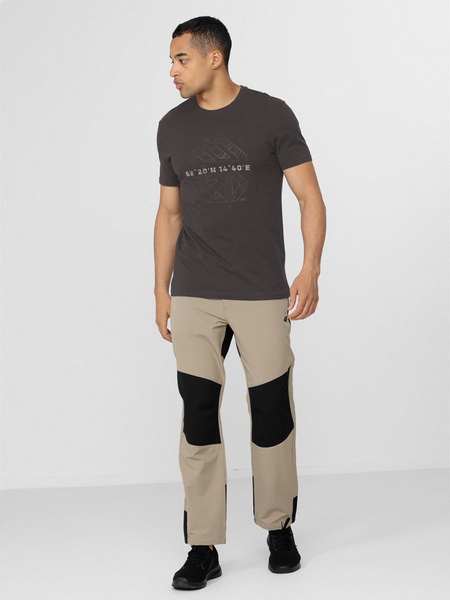 Spodnie męskie trekkingowe 4F H4L22-SPMTR062-82S