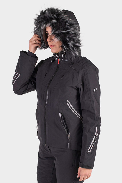 Kurtka damska BERGSON ICEBIRD STX BLACK BRG00038