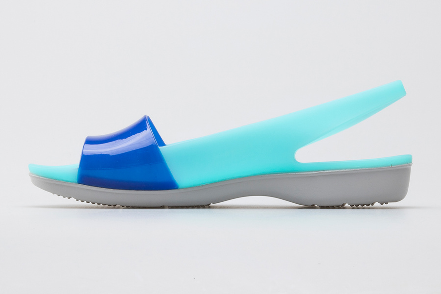 Sandały Crocs Colorblock Flat W 200032-4CU