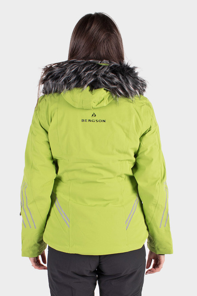 Kurtka damska BERGSON ICEBIRD STX LIME BRG00038