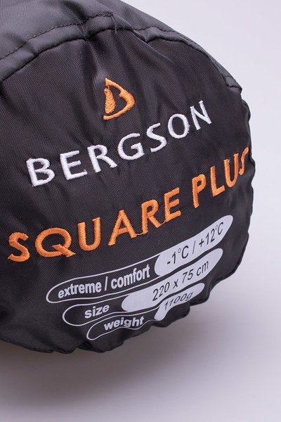 Śpiwór kwadratowy BERGSON SQUARE PLUS 2.0 BRG00083