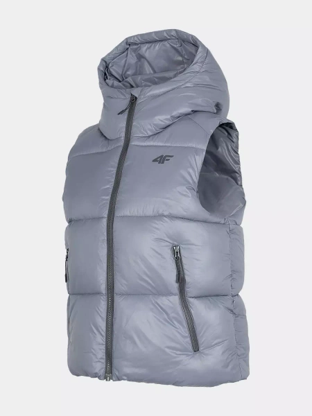 Kurtka damska puchowa bezrękawnik 4F H4Z22-KUDP004-32S