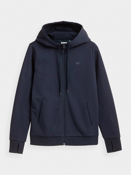 Bluza damska z kapturem rozpinana 4F NOSH4-BLD353-31S