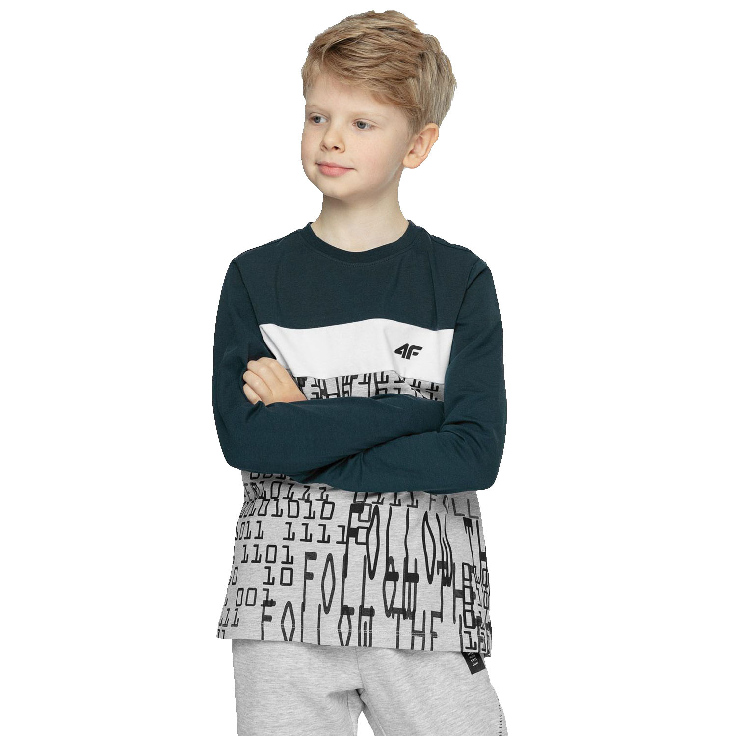 Koszulka dziecięca 4F HJZ21-JTSML001-31S