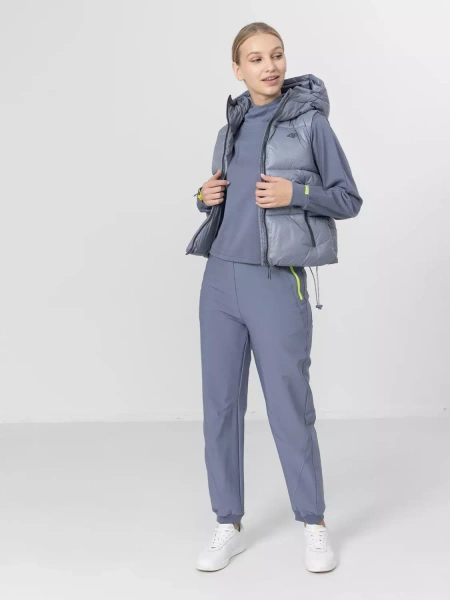 Kurtka damska puchowa bezrękawnik 4F H4Z22-KUDP004-32S