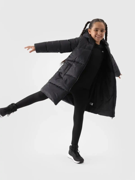 Kurtka dziecięca zimowa puchowa 4F 4FJWAW24TDJAF455-20S