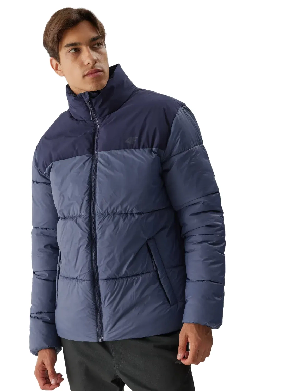 Kurtka męska zimowa puchowa 4F 4FWAW23TDJAM348-32S
