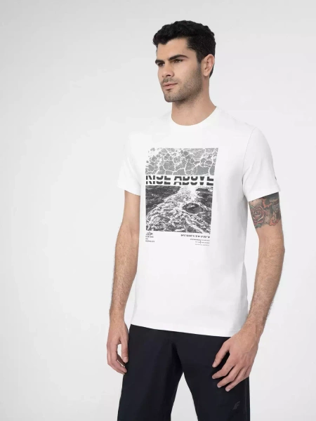 Koszulka męska 4F 4FSS23TTSHM490-11S