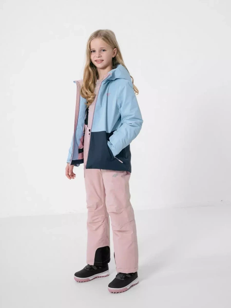 Kurtka dziecięca zimowa narciarska 4F HJZ22-JKUDN001-30S