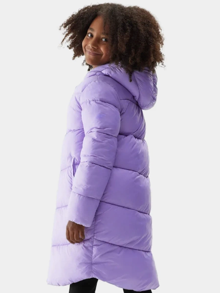 Kurtka dziecięca zimowa puchowa 4F 4FJAW23TDJAF268-34S