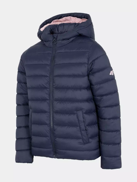 Kurtka dziecięca zimowa puchowa 4F HJZ22-JKUDP001-31S