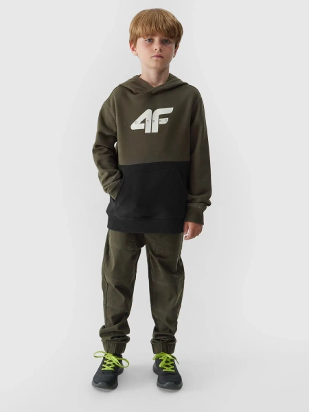 Bluza dziecięca z kapturem 4F 4FJAW23TSWSM628-43S