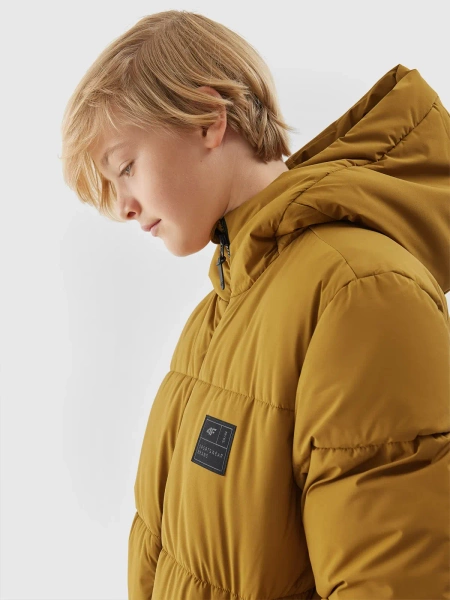 Kurtka dziecięca zimowa puchowa 4F 4FJAW23TDJAM275-82S 