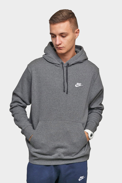 Bluza męska z kapturem NIKE NSW CLUB HOODIE BV2654-071