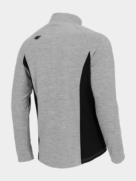 Bluza męska z kapturem rozpinana polarowa 4F H4Z21-BIMP034-27M