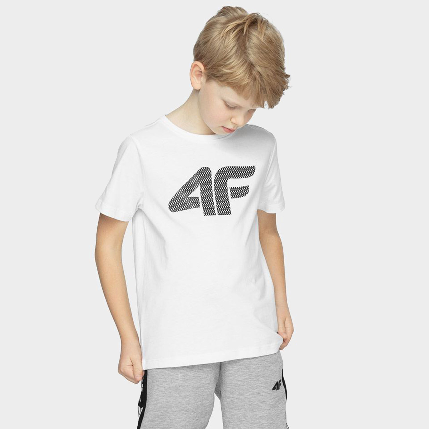 Koszulka dziecięca 4F HJZ21-JTSM001C-10S