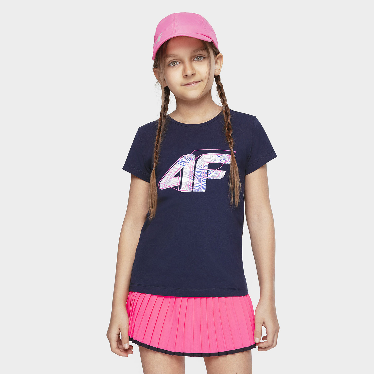 Koszulka dziecięca 4F HJL21-JTSD003-30S