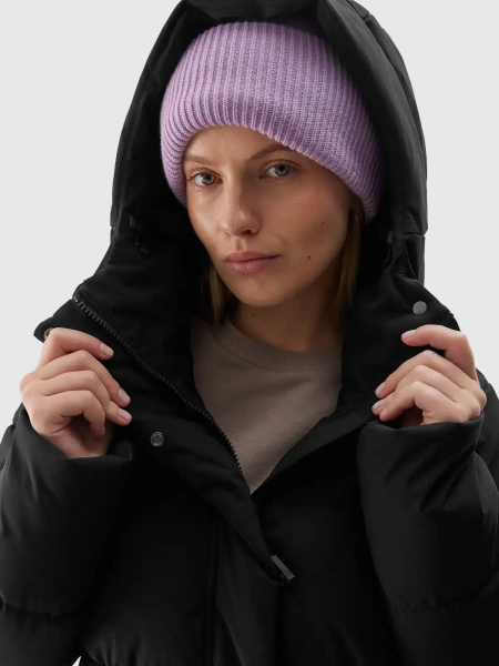 Kurtka damska zimowa puchowa długa 4F 4FWAW24TDJAF476-20S