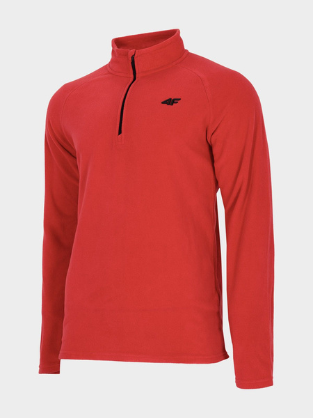 Bluza męska z kapturem rozpinana polarowa 4F H4Z21-BIMP030-62S