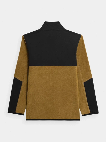 Bluza dziecięca rozpinana polarowa 4F 4FJAW23TFLEM106-74S