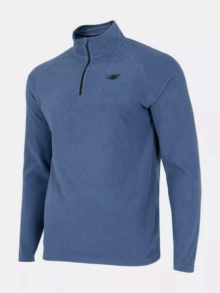 Bluza męska z kapturem rozpinana polarowa 4F H4Z22-BIMP010-32S