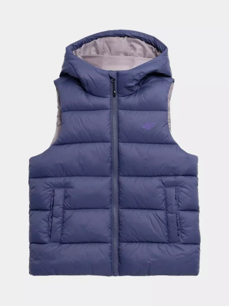 Kurtka dziecięca bezrękawnik 4F 4FJSS23TVJAF007-36S