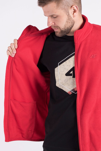 Bluza męska rozpinana polarowa 4F H4L19-PLM001A-62S
