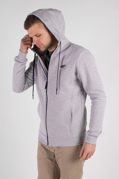 Bluza męska z kapturem rozpinana 4F X4Z18-BLM300-23M