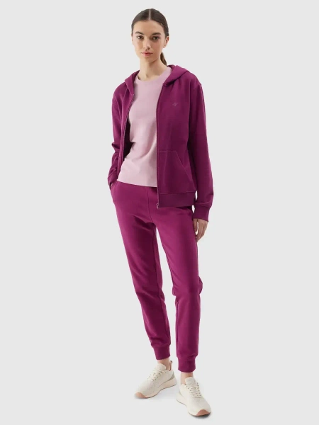 Bluza damska z kapturem rozpinana 4F 4FWSS24TSWSF0956-51S 