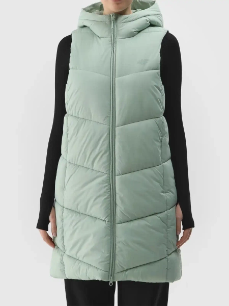 Kurtka damska puchowa bezrękawnik 4F 4FWSS24TVJAF114-42S