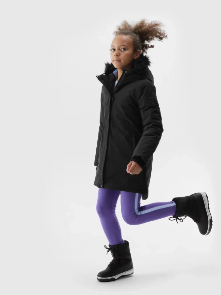 Kurtka dziecięca zimowa puchowa 4F 4FJAW23TDJAF268-21S