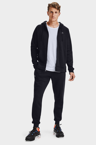 Bluza męska z kapturem rozpinana Under Armour RIVAL FLEECE 1357111-001