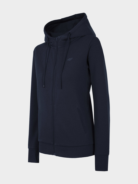 Bluza damska z kapturem rozpinana 4F H4L22-BLD353-31S